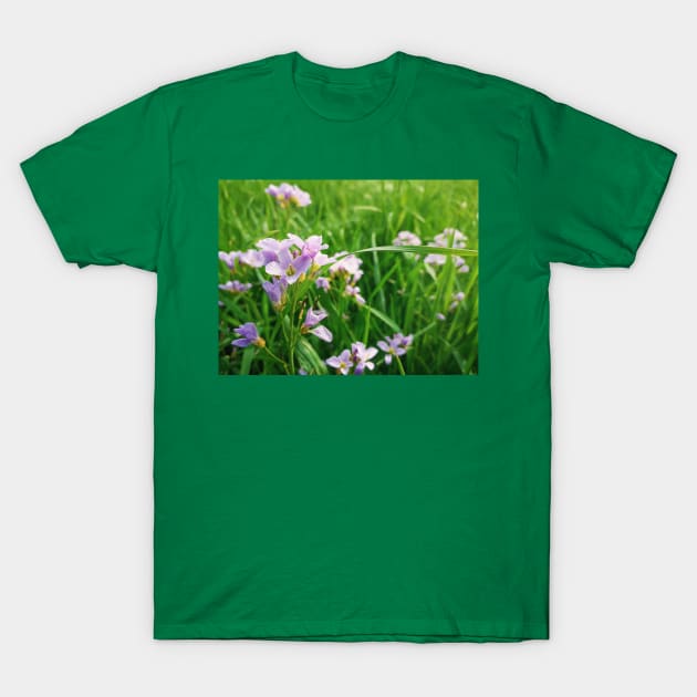 spring flowers meadow T-Shirt by psychoshadow